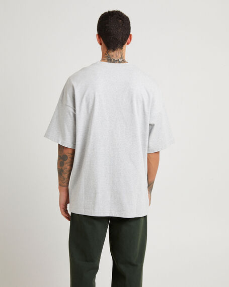 Tri Logo Celtics Oversized Short Sleeve T-Shirt in Vintage Grey Marle