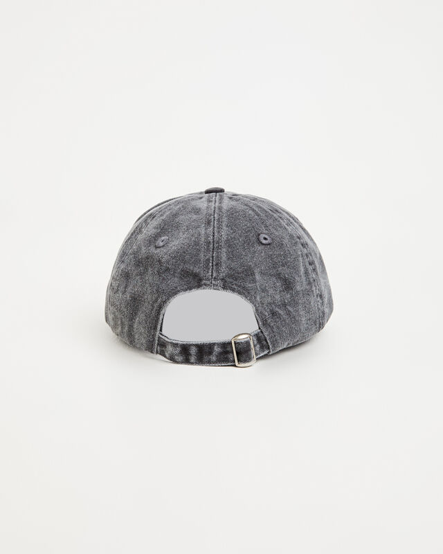 Stone Wash Baseball Cap in Washed Charcoal, hi-res image number null