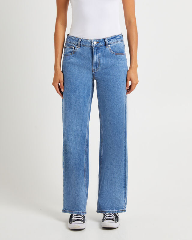 Rena Mid Rise Straight Jeans, hi-res image number null