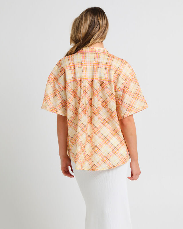 Nahla Oversized Check Shirt, hi-res image number null