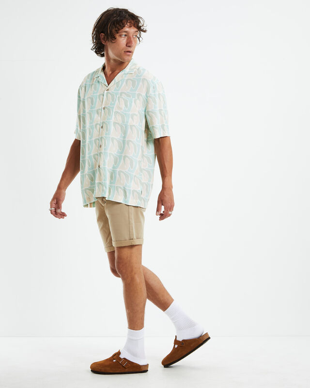 Passive Short Sleeve Resort Shirt Green, hi-res image number null