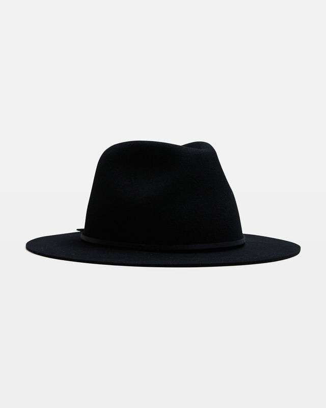 Wesley Fedora Black, hi-res image number null