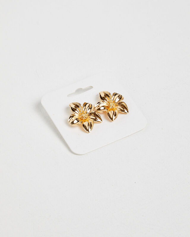 Flower Stud Earrings, hi-res image number null