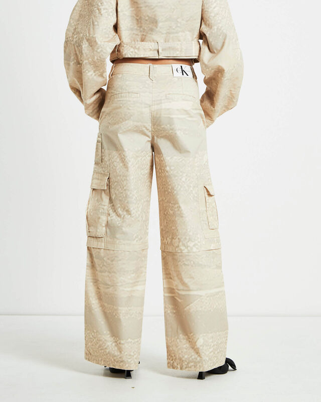 Loose Cargo Pants in Natural Beige, hi-res image number null