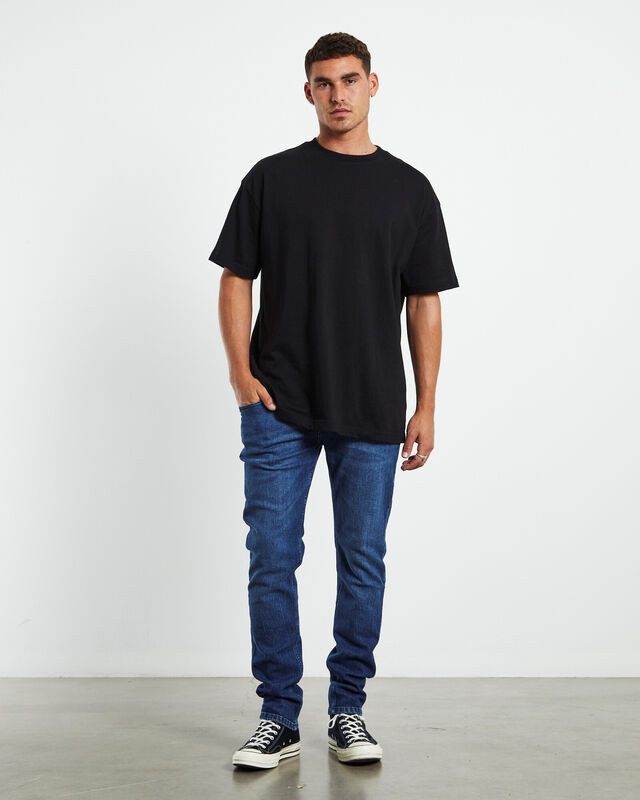 Tim Slim Jeans Organic Indigo Worn Blue, hi-res image number null