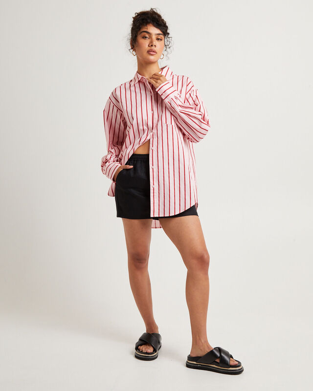 Poppy Poplin Long Sleeve Shirt, hi-res image number null