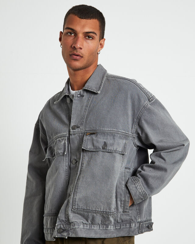 Aeon Trucker Jacket Fossil Grey, hi-res image number null