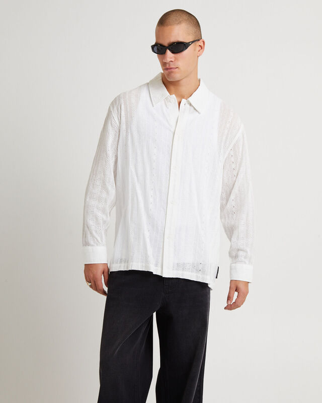 Kith Lace Long Sleeve Shirt, hi-res image number null