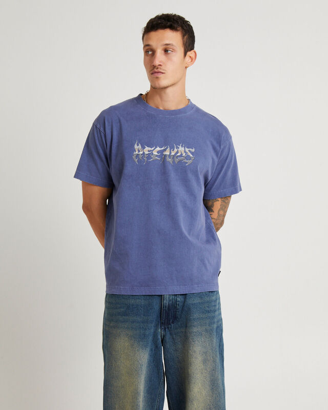 SCORCHED BOXY TEE WASHED MARLIN, hi-res image number null
