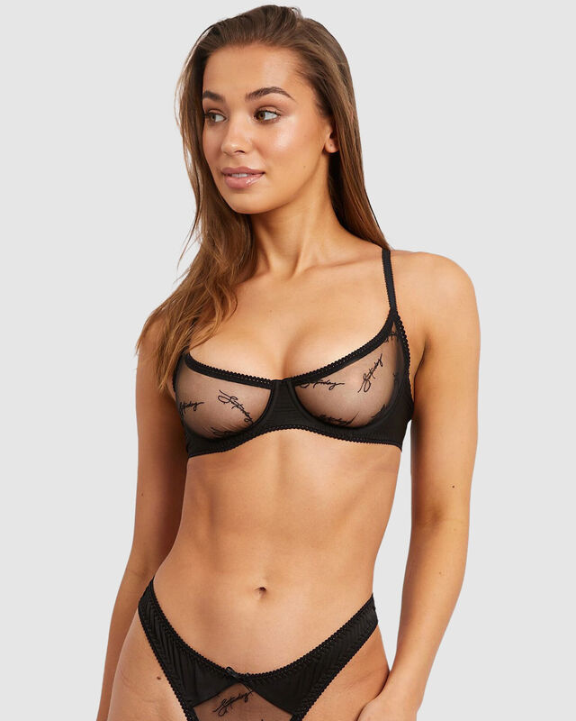 Weekend Edition Underwire Bra Black, hi-res image number null