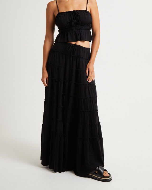 Sereno Tiered Maxi Skirt, hi-res image number null