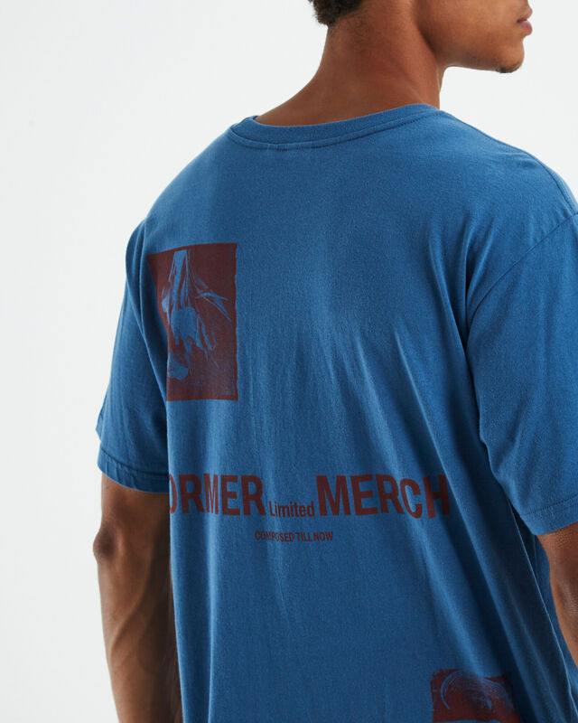 Ruptured Short Sleeve T-Shirt Cadet Blue, hi-res image number null