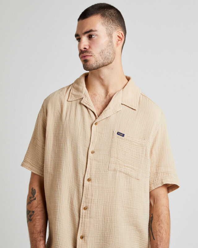 RESORT SHIRT CREPE DRIFTWOOD, hi-res image number null