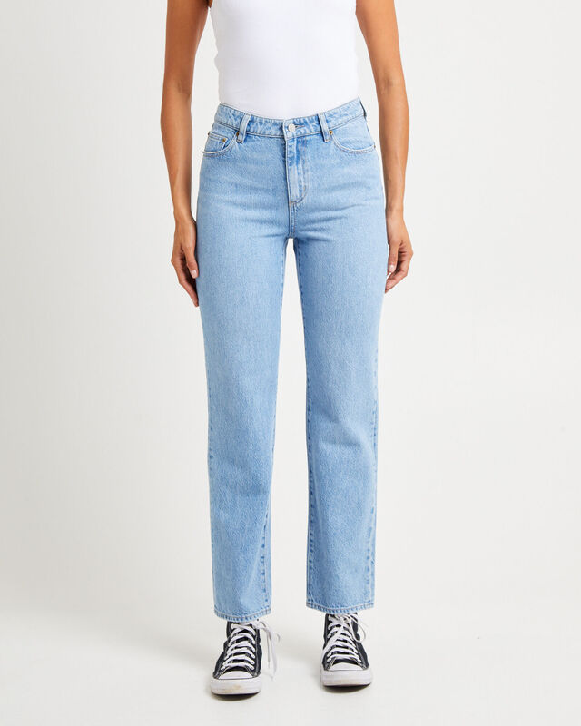 Mid Slim Straight Jeans Lafayette Blue, hi-res image number null