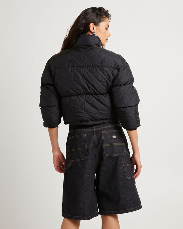 Lamkin Quilted Puffer Jacket Black, hi-res image number null