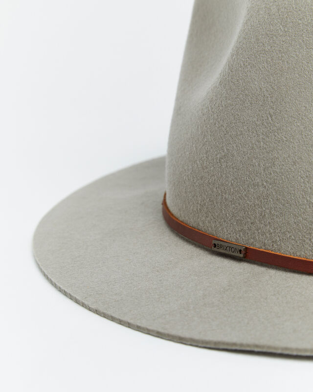 Wesley Fedora Hat Rock Beige, hi-res image number null