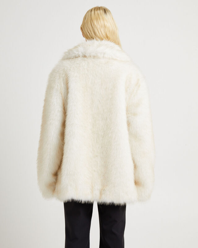 Lydia Longline Fur Coat, hi-res image number null