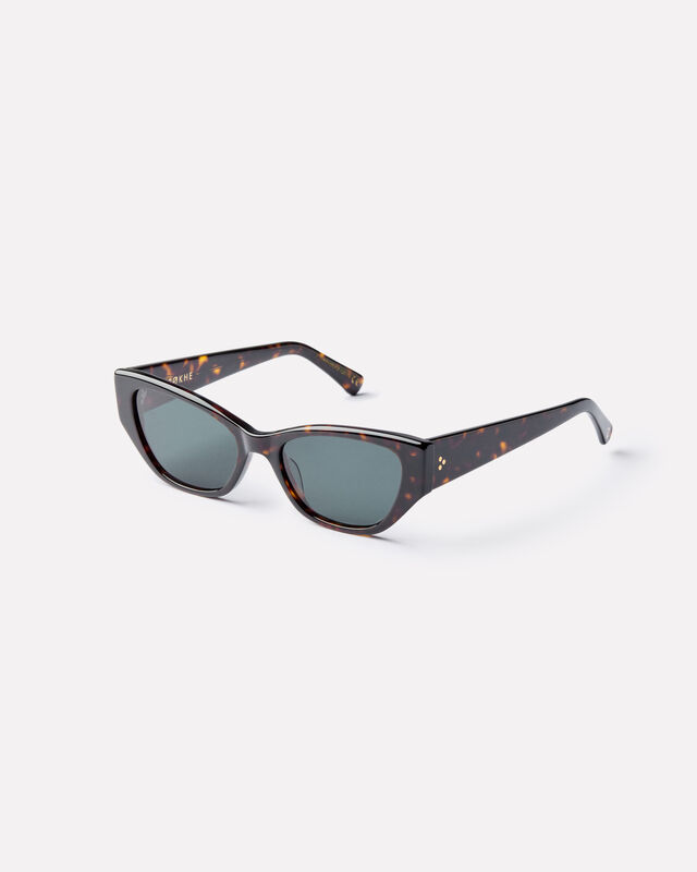 Reprise Sunglasses in Tortoise Polished/Green, hi-res image number null