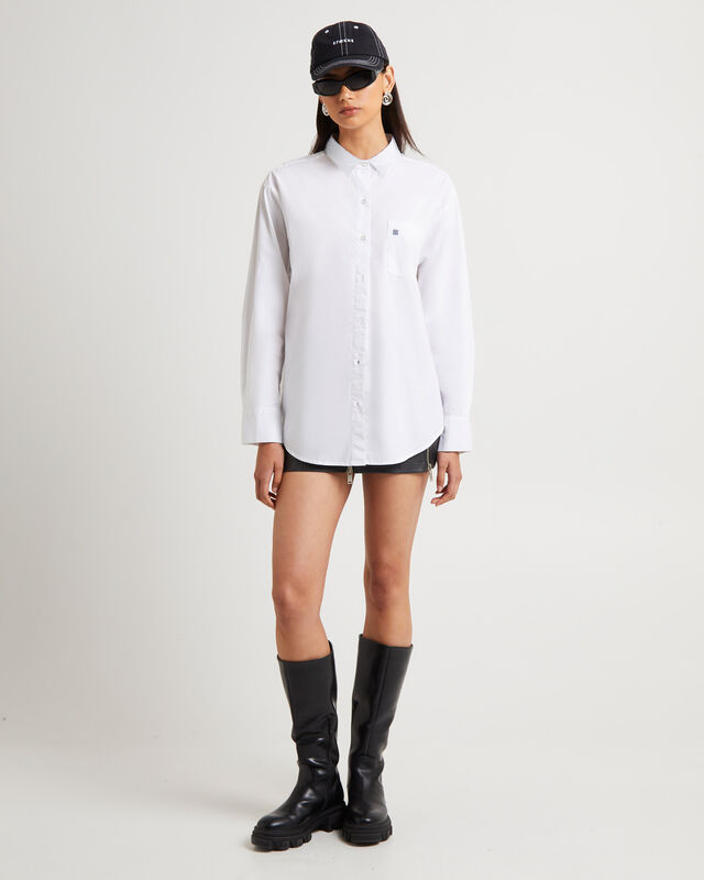 Oversized Poplin Shirt, hi-res image number null