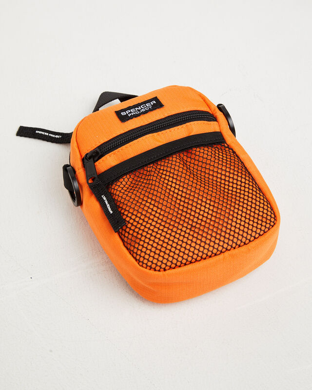 Side Body Bag in Hazard Orange, hi-res image number null