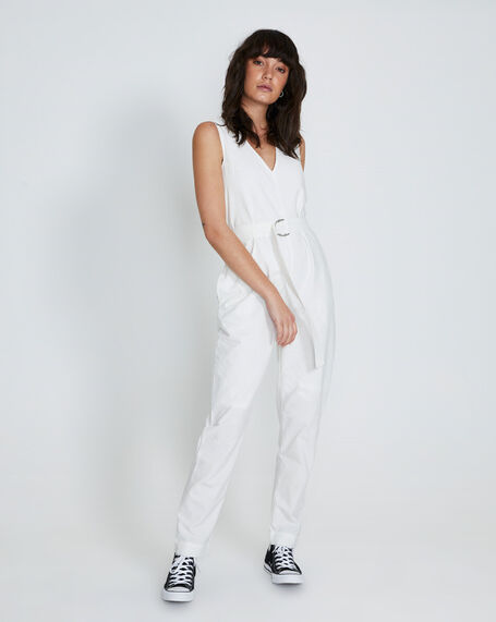 Dylan Onepiece Jumpsuit White