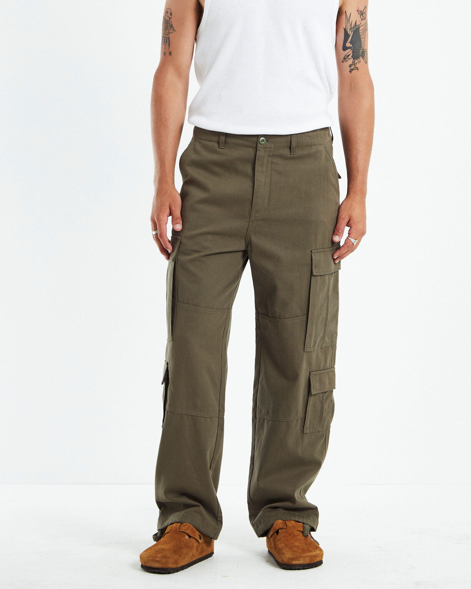 STUSSY Surplus Cargo Pants Military Green | General Pants