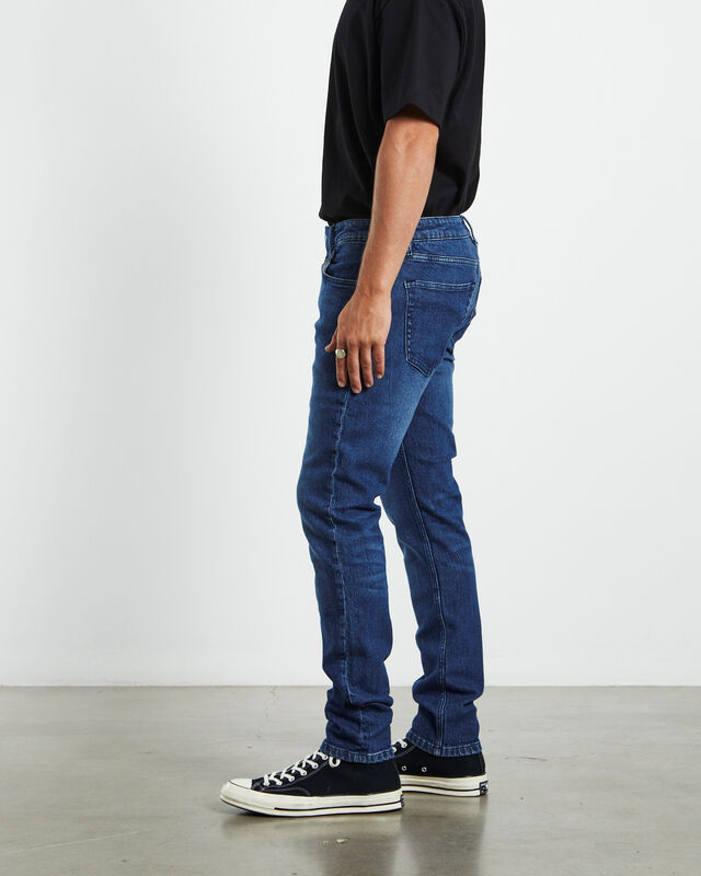 Tim Slim Jeans Organic Indigo Worn Blue, hi-res image number null