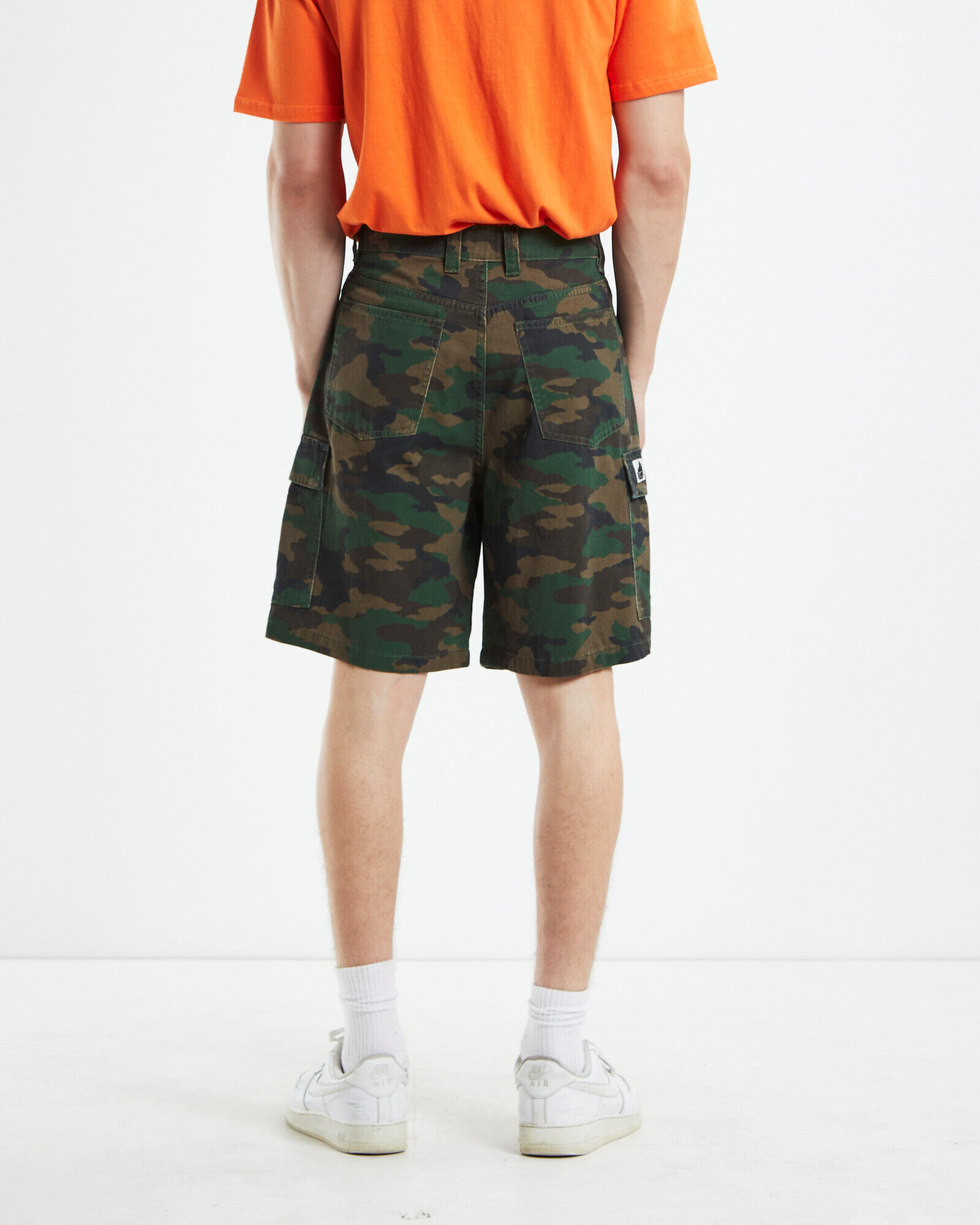 Green camo sale cargo shorts