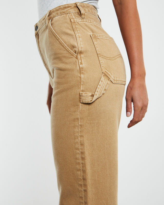 High Baggy Carpenter Jeans Organic Tan, hi-res image number null