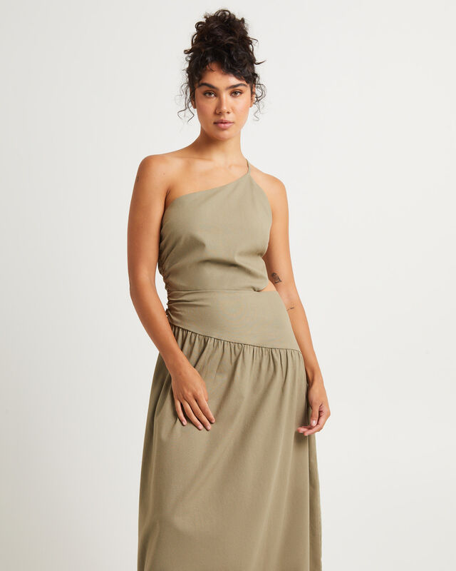 Luna One Shoulder Cut Out Maxi Dress, hi-res image number null