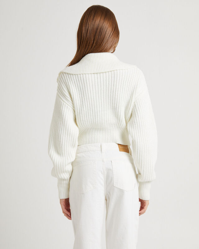 Simmy Double Zip Knit Top, hi-res image number null