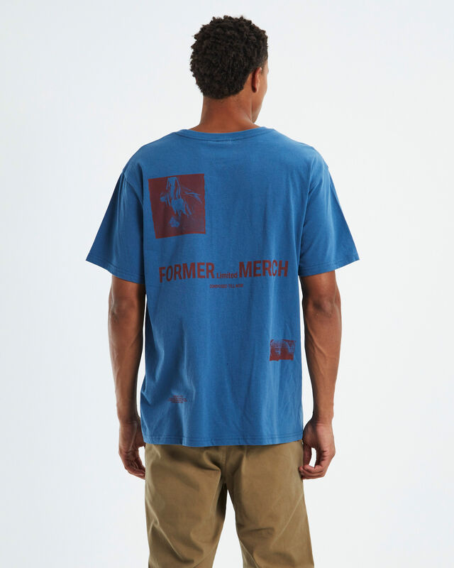 Ruptured Short Sleeve T-Shirt Cadet Blue, hi-res image number null