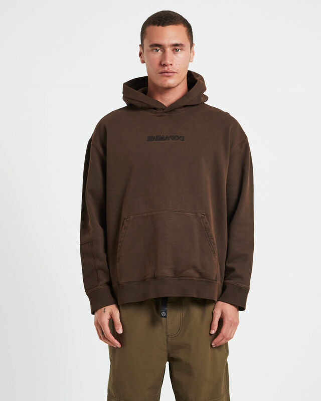 Surrealist Hoodie in Umber Brown, hi-res image number null