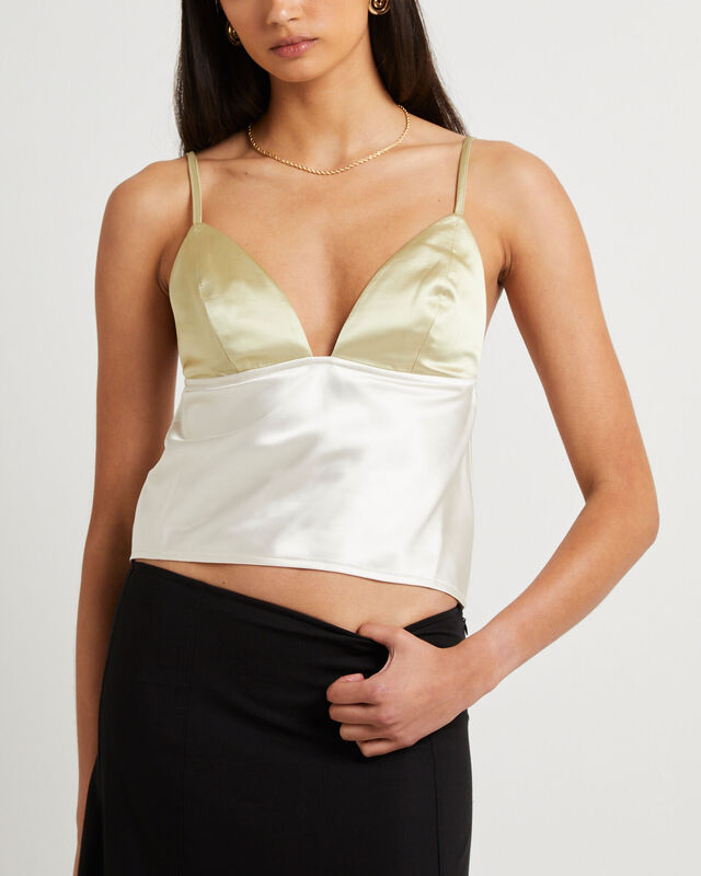 Camille Contrast Slip Top, hi-res image number null