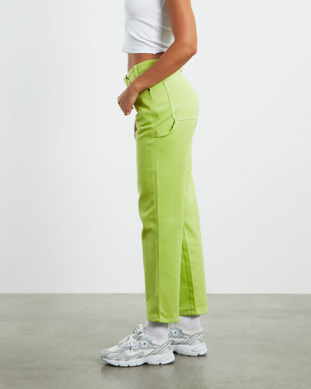 875 Washed Low Rider Pants Wild Lime, hi-res image number null