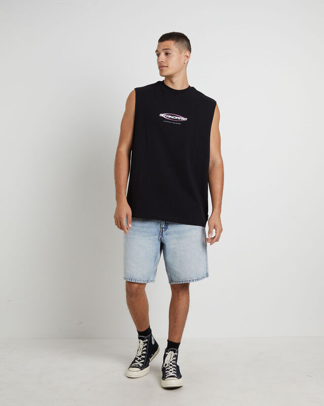 Blade Muscle Tee in Black, hi-res image number null