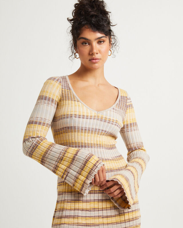 Bambi Stripe Knit Mini Dress, hi-res image number null