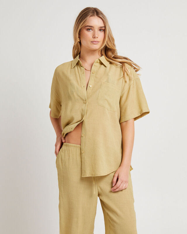 Indra Crinkle Oversized Shirt, hi-res image number null