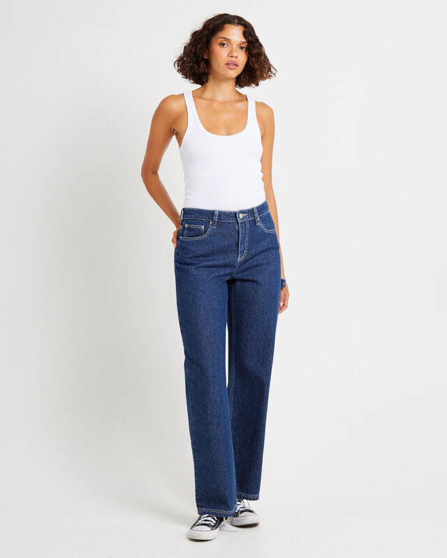 Mid Baggy Jeans Indigo Trip, hi-res image number null