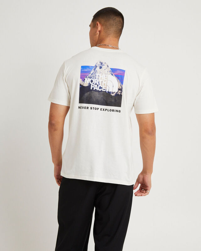 Short Sleeve Box NSE Tee Gardenia White, hi-res image number null