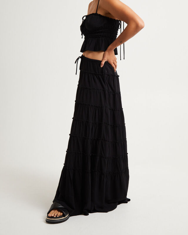 Sereno Tiered Maxi Skirt, hi-res image number null