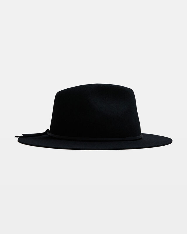 Wesley Fedora Black, hi-res image number null