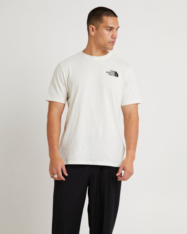 Short Sleeve Box NSE Tee Gardenia White, hi-res image number null