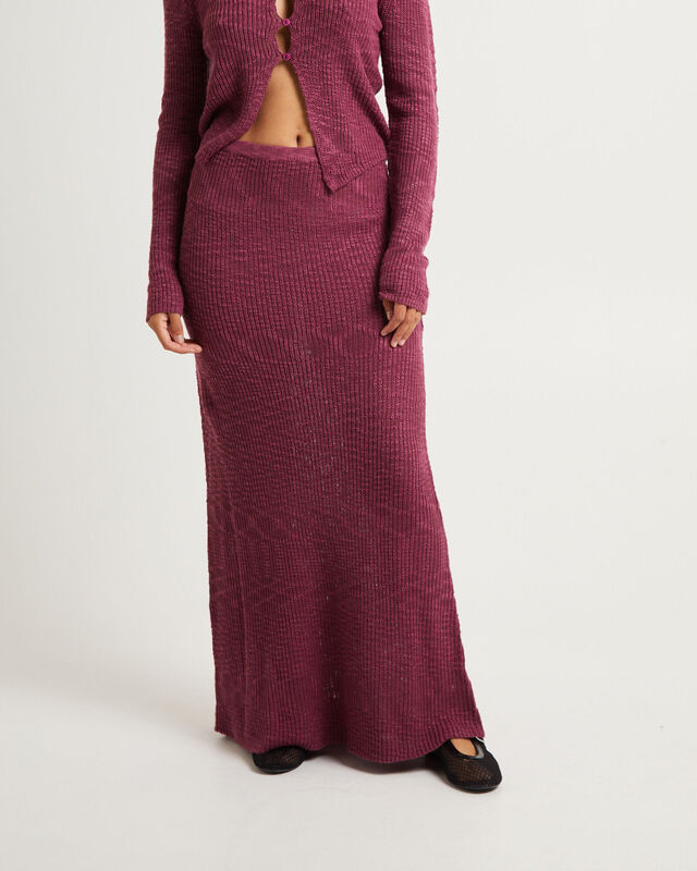 Paige Boucle Knit Maxi Skirt, hi-res image number null