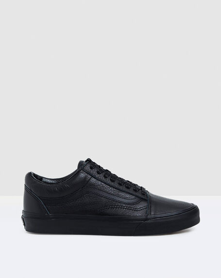 Old Skool Leather Sneakers Black
