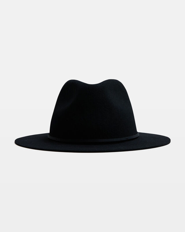 Wesley Fedora Black, hi-res image number null