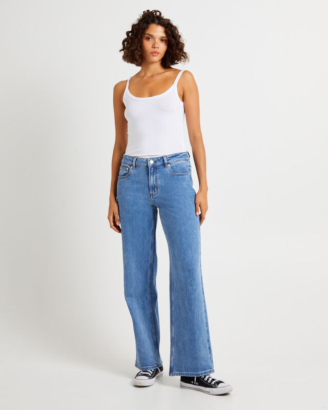 Rena Mid Rise Straight Jeans, hi-res image number null