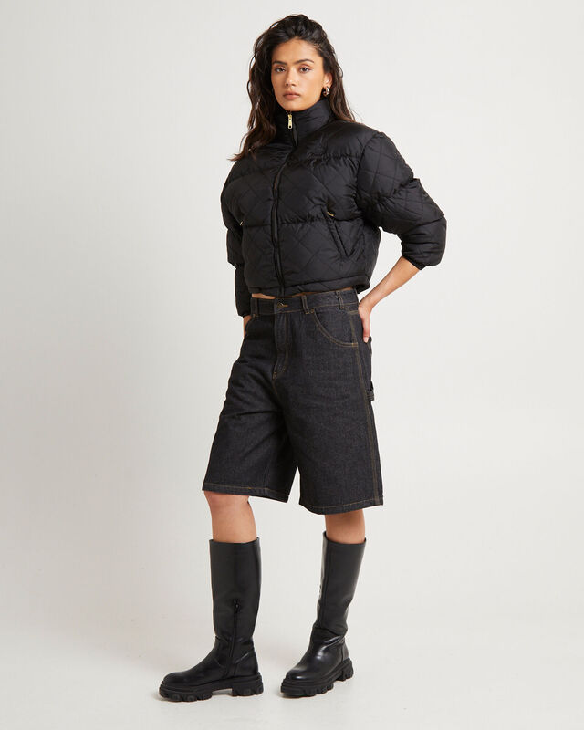 Lamkin Quilted Puffer Jacket Black, hi-res image number null