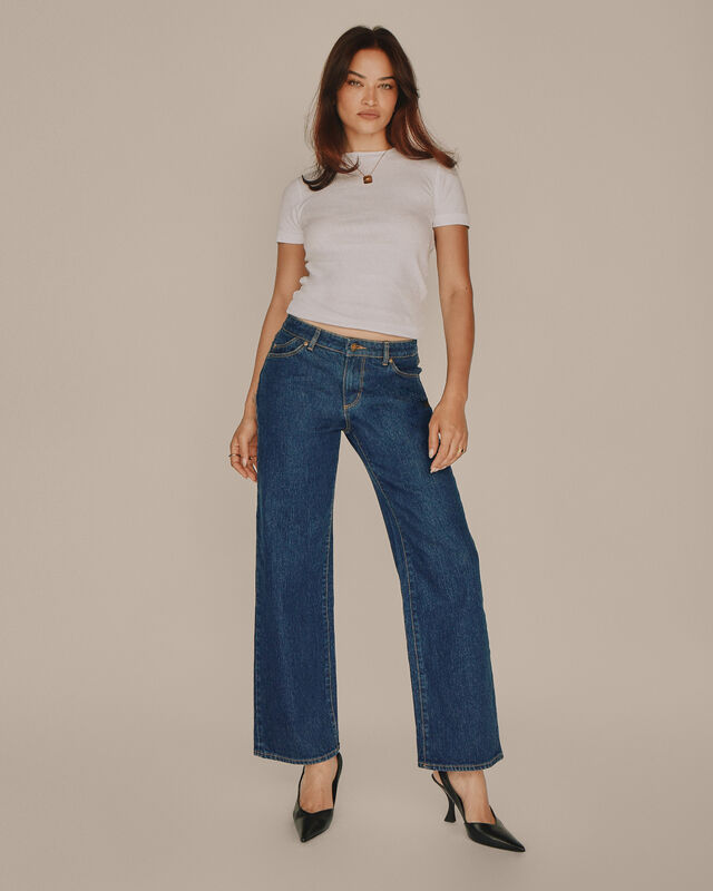 Heidi Low Jeans Dark Stone, hi-res image number null