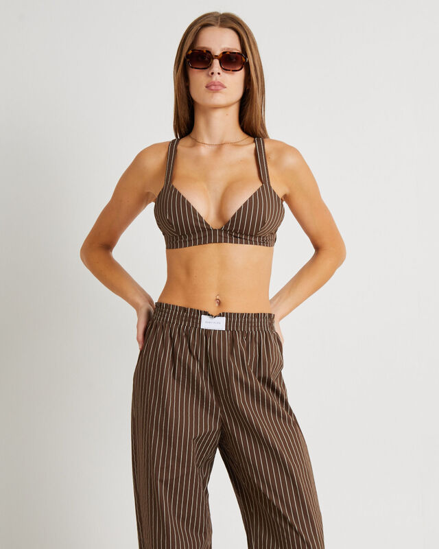 Poppy Stripe Bralette, hi-res image number null